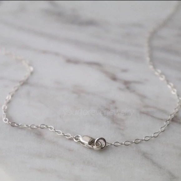 Sterling Silver Personalized Engraved Bar Necklace - Picture 3 of 4